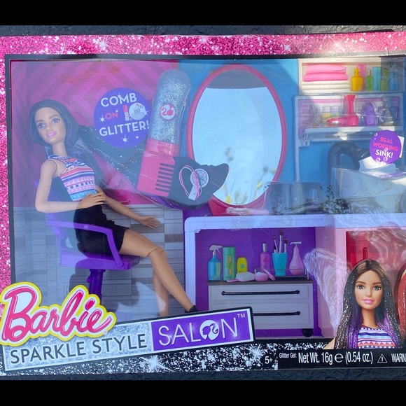 barbie sparkle salon